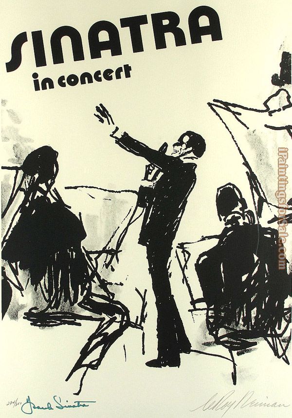 Leroy Neiman Sinatra in Concert